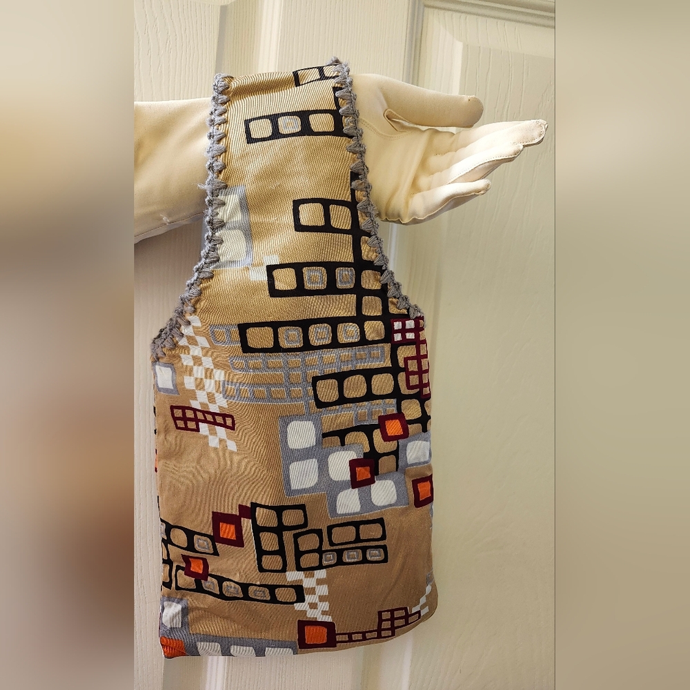 Vintage Geometric Patterned Sling Bag